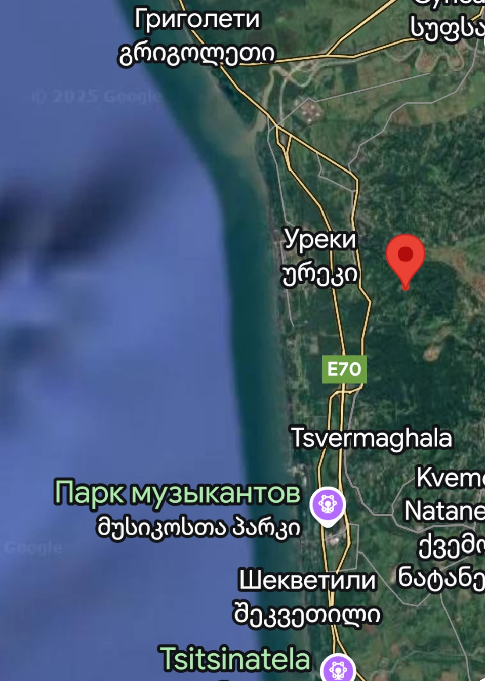 Map of A plot of land, Ureki, 90000 sq.m